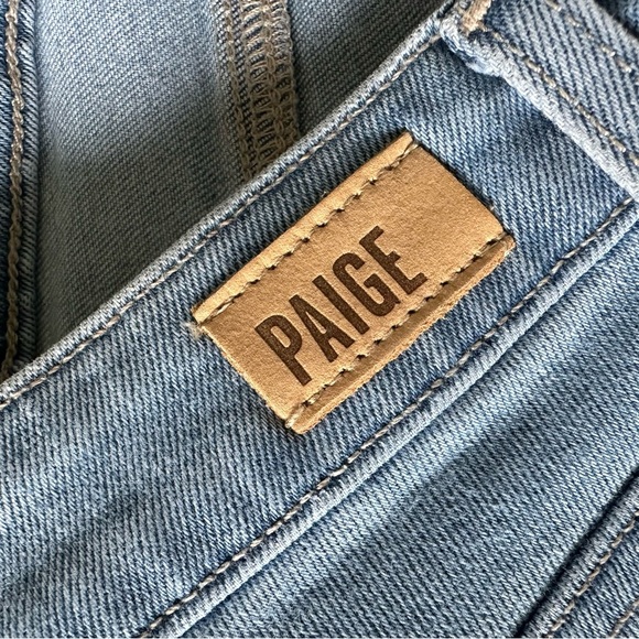 New Paige Rory Crop Flare Kaede Distressed Jeans Sz 28 - Picture 8 of 10